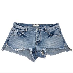 Free People Shorts Size 25 Distressed Frayed